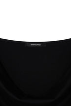 ONE SHOULDER LONG SLEEVE TOP (BLACK)