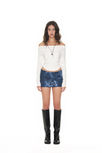 ONE SHOULDER LONG SLEEVE TOP (WHITE)