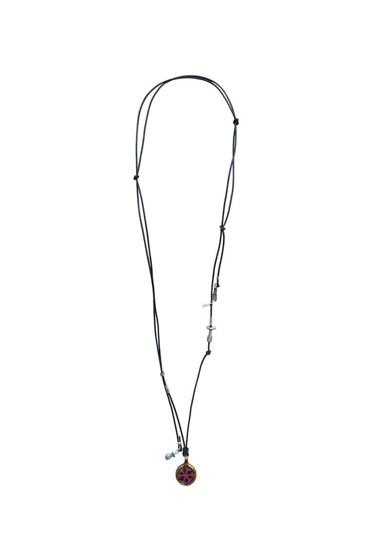 [ONLY ONE] RED JADE GEMSTONE NECKLACE