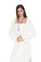 [ONLY ONE] SPOTTED MARBLE GEMSTONE NECKLACE