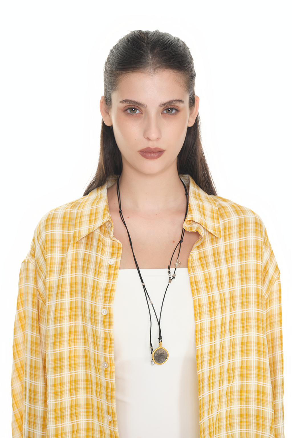 [ONLY ONE] TOTEM CIRCLE GEMSTONE NECKLACE