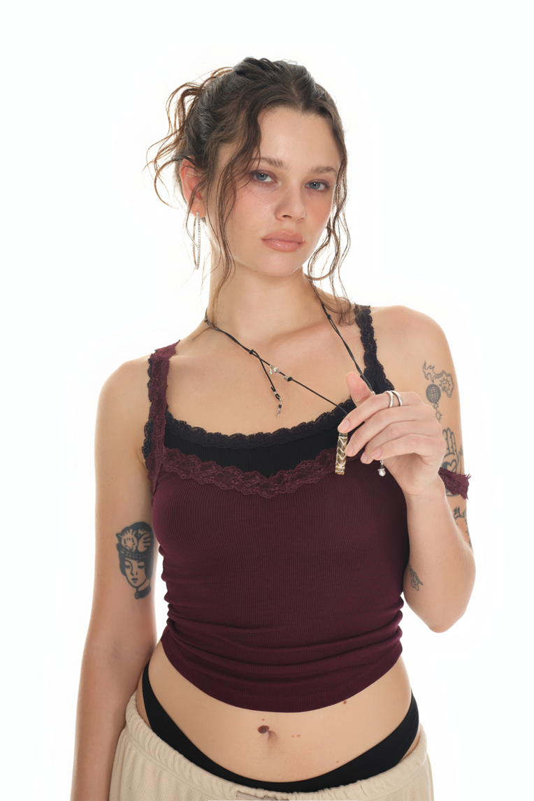 [ONLY ONE] ZIGZAG JADE GEMSTONE NECKLACE
