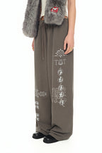ORNAMENT SWEATPANTS (CHARCOAL)