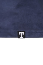SUEDE HALTER TANK TOP (NAVY)