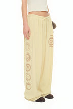 SUN DISC 02 WAFFLE PANTS (BUTTER)