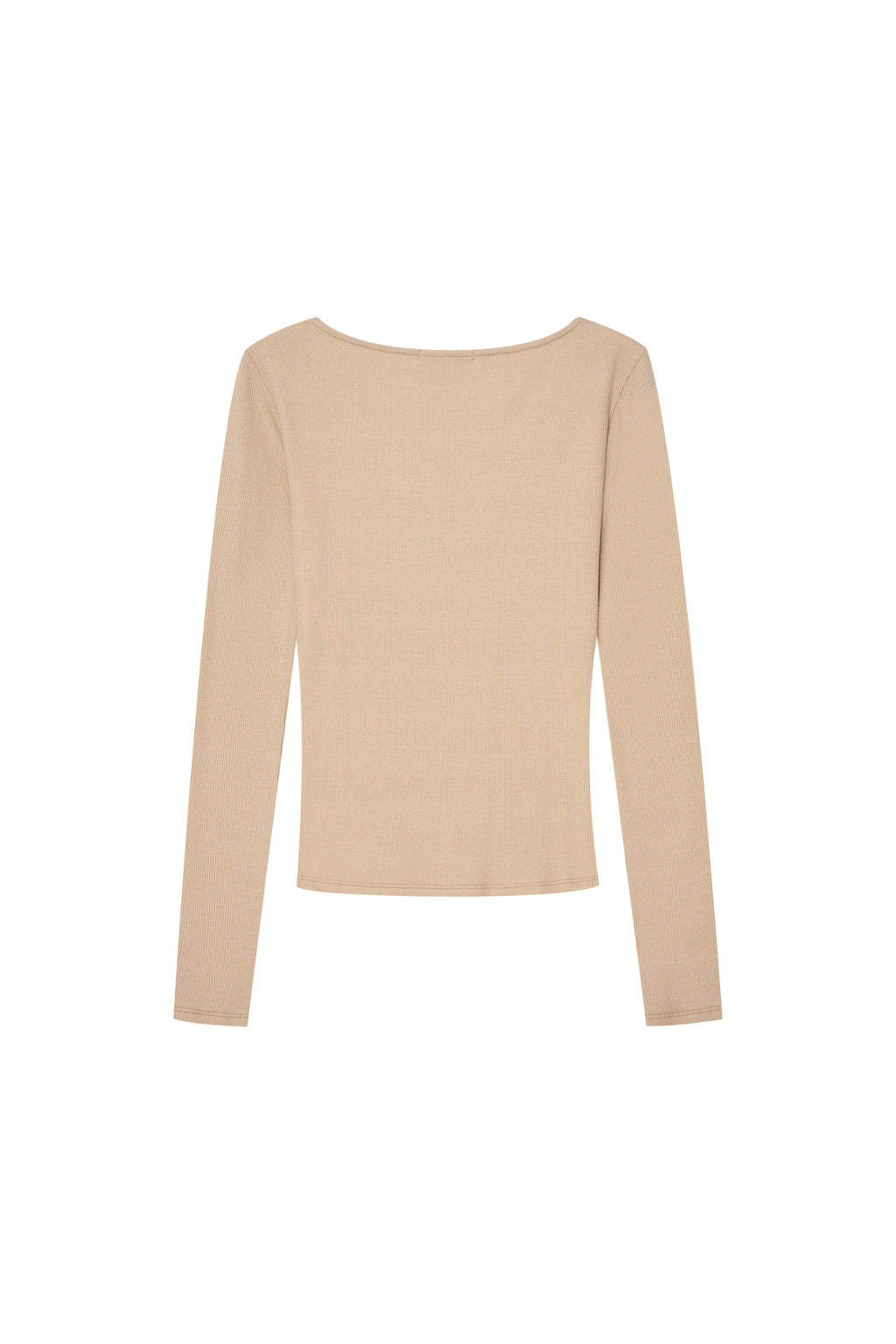 SCOOP NECK LACE TRIMMING CARDIGAN (BEIGE)