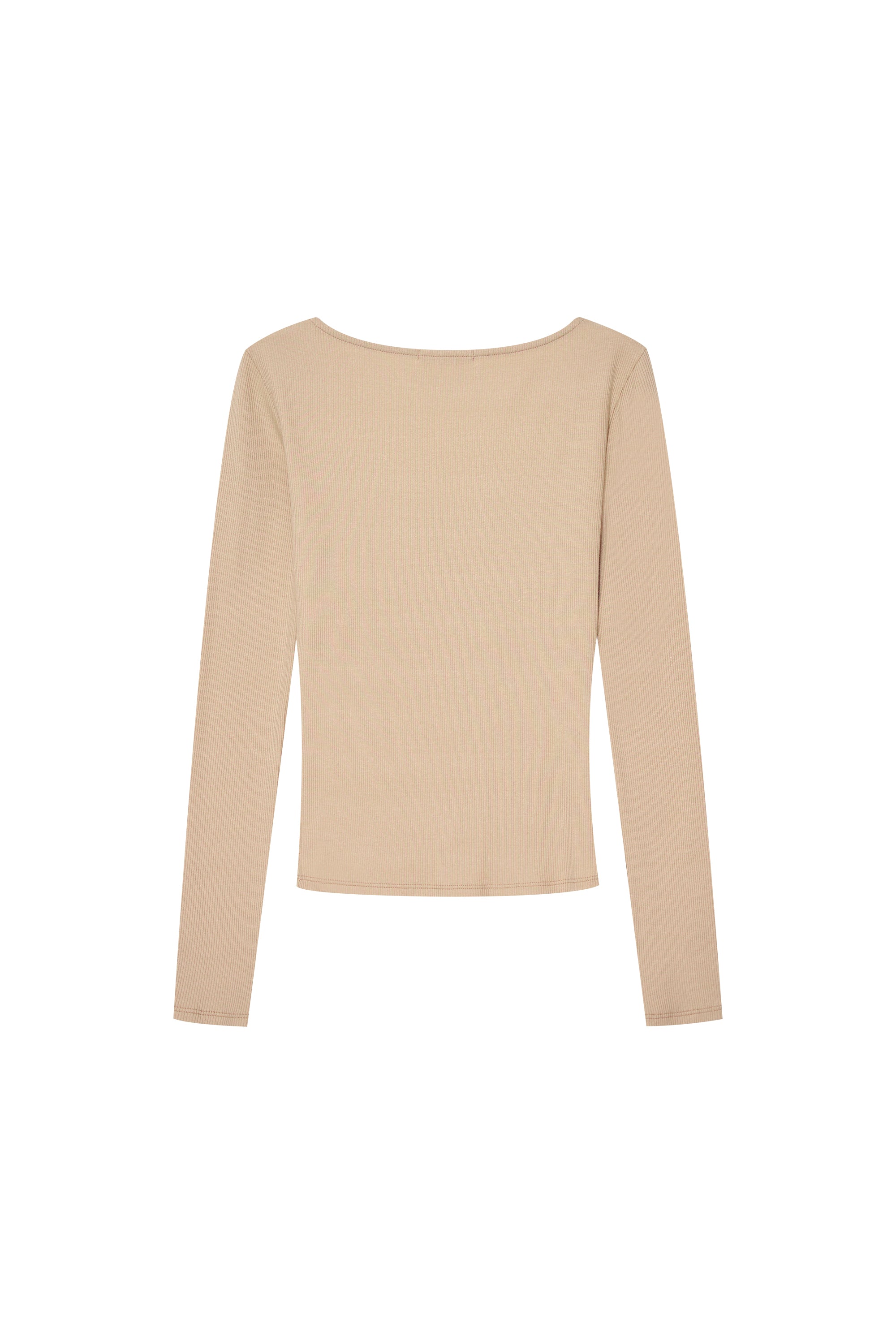 SCOOP NECK LACE TRIMMING CARDIGAN (BEIGE)