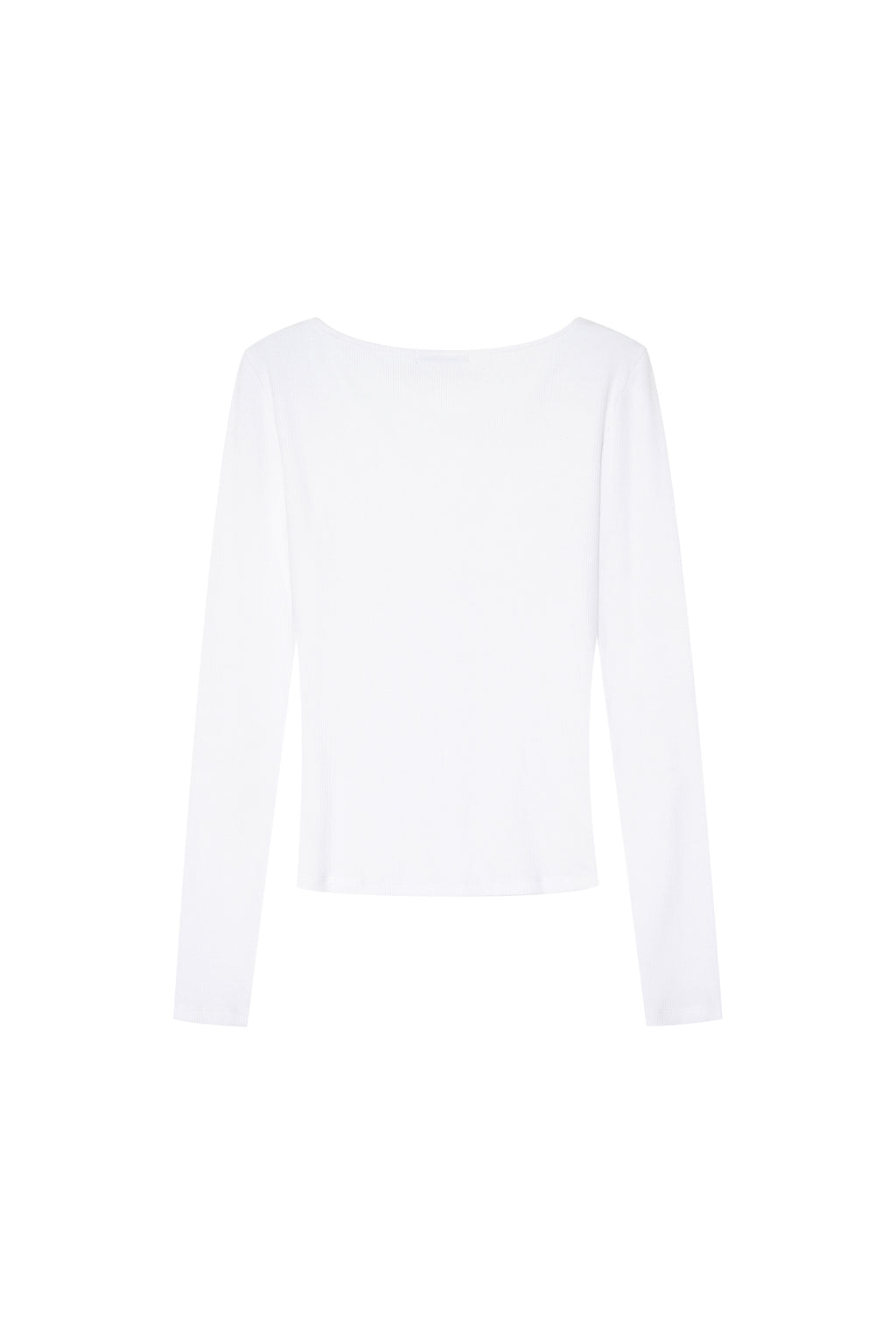 SCOOP NECK LACE TRIMMING CARDIGAN (WHITE)