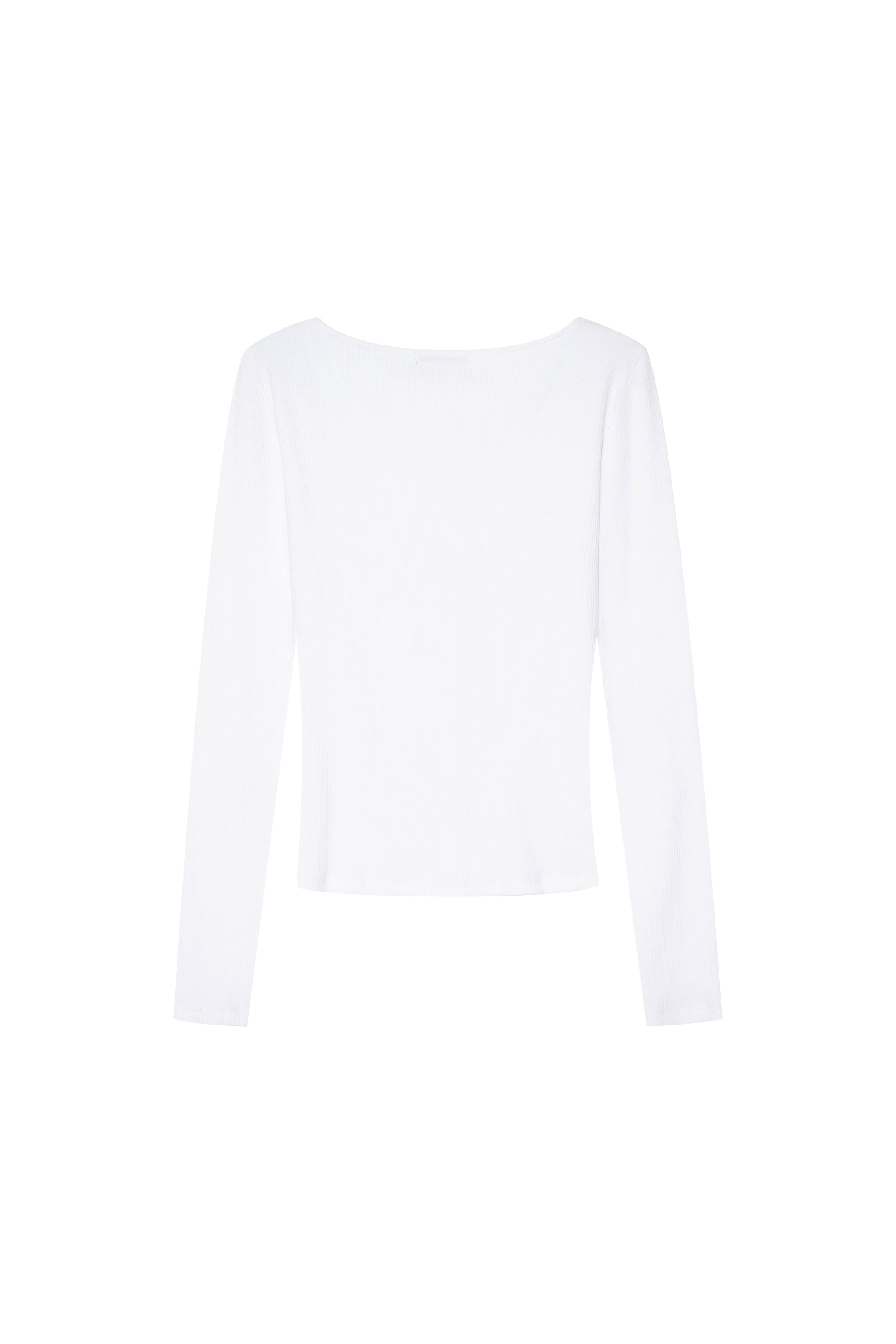 SCOOP NECK LACE TRIMMING CARDIGAN (WHITE)