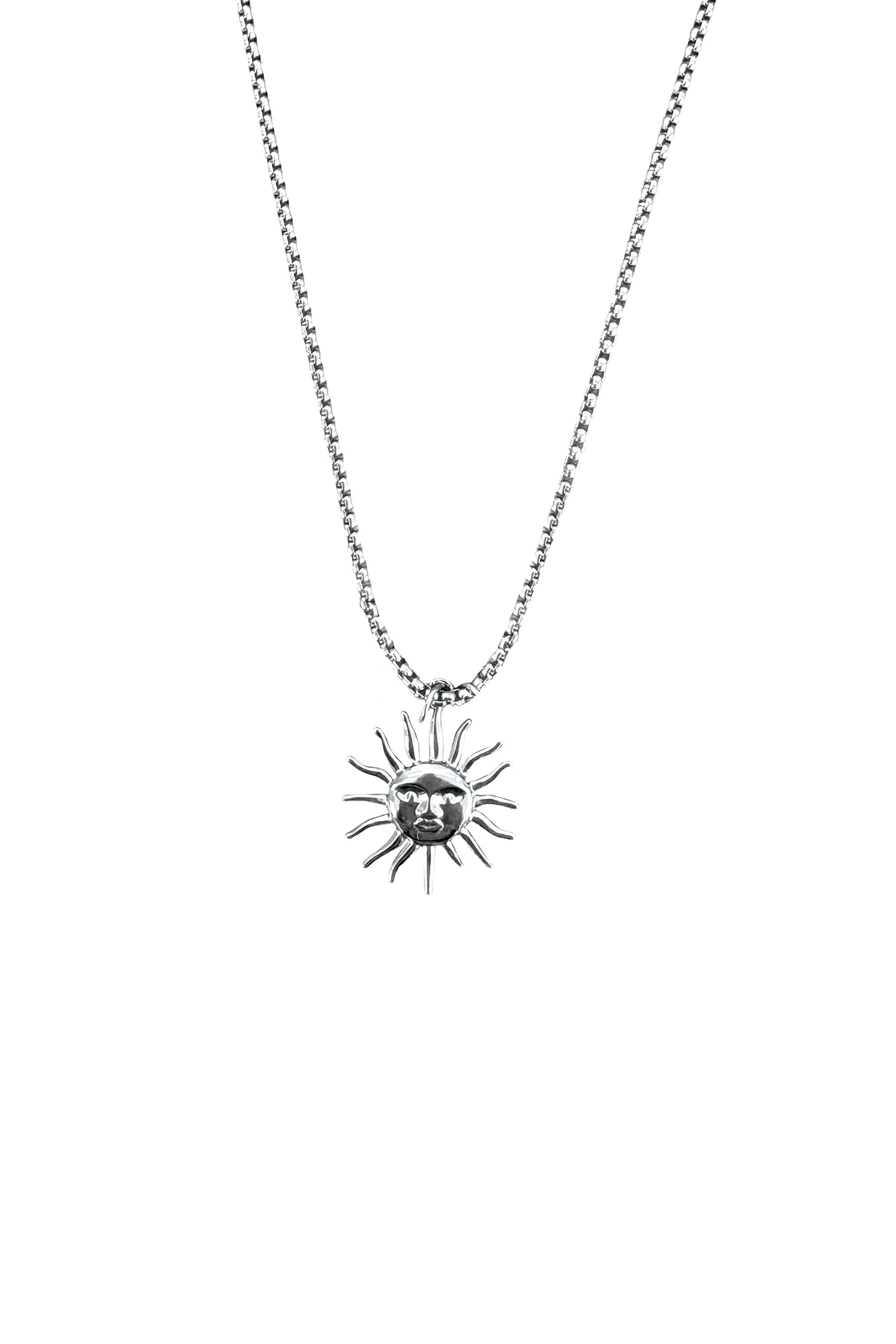 SUN FACE MOTIF NECKLACE