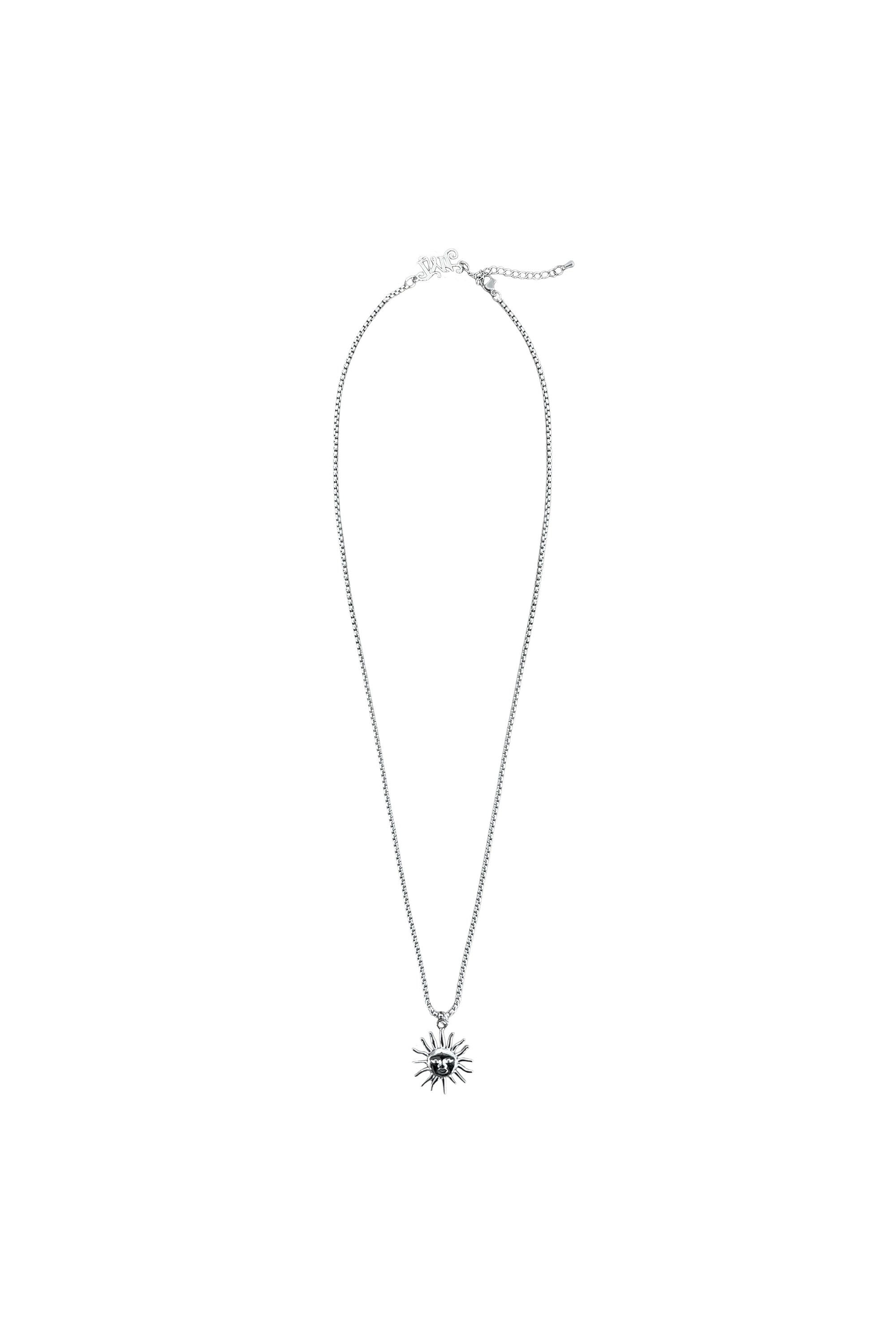 SUN FACE MOTIF NECKLACE