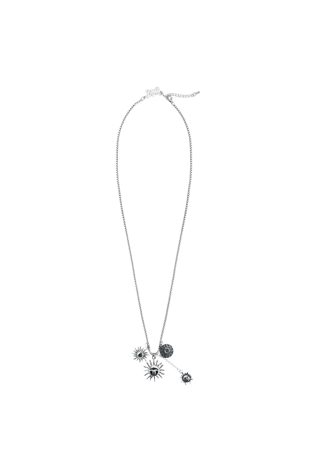SUN MOTIF LAYERED NECKLACE