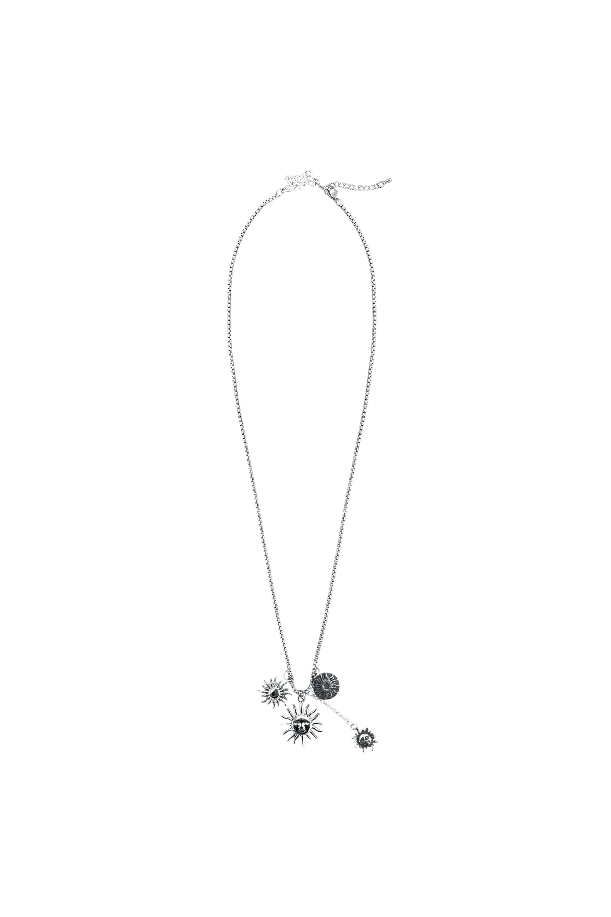 SUN MOTIF LAYERED NECKLACE