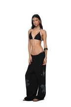 TAROT 02 WAFFLE PANTS (BLACK)