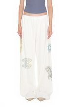 TAROT 02 WAFFLE PANTS (WHITE)