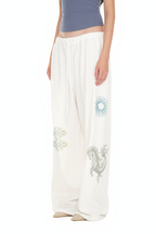 TAROT 02 WAFFLE PANTS (WHITE)