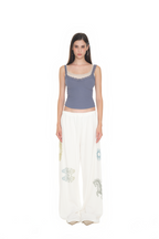 TAROT 02 WAFFLE PANTS (WHITE)