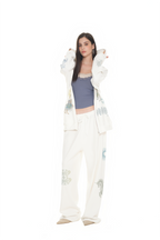 TAROT 02 WAFFLE PANTS (WHITE)