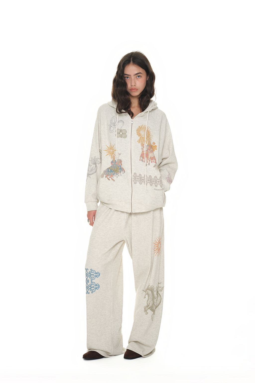 TAROT WAFFLE PANTS (IVORY)