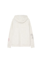 TAROT WAFFLE ZIP-UP HOODIE (IVORY)