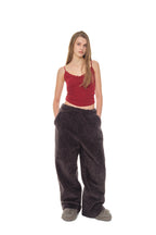 V-NECK LACE CAMI TOP (MAROON)
