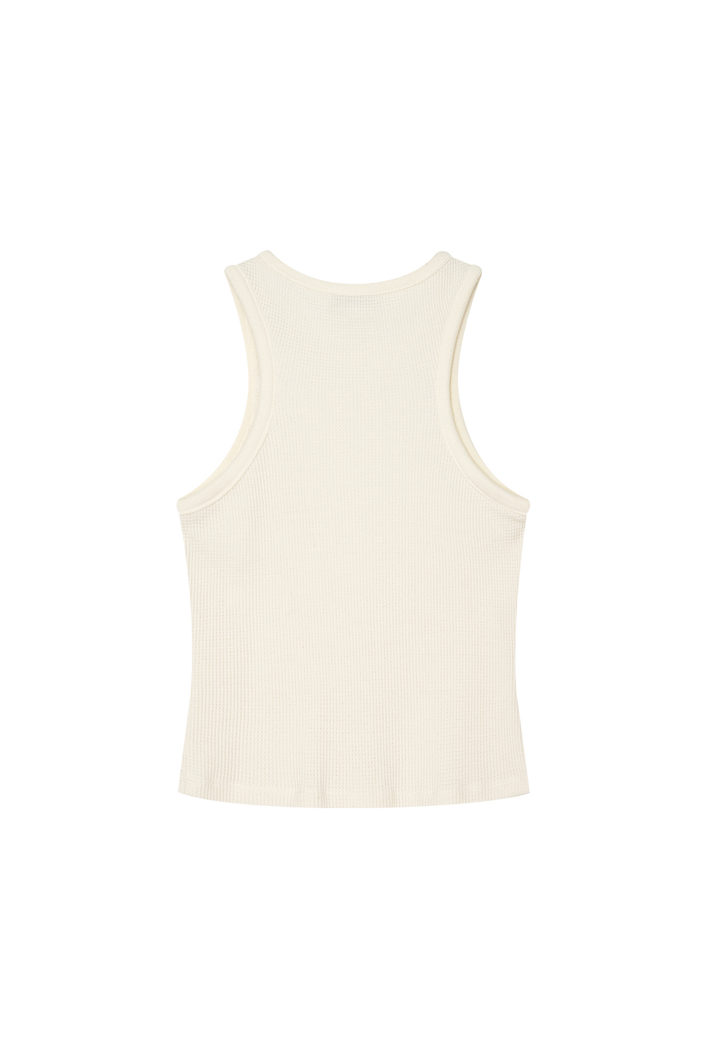 WAFFLE TANK TOP (IVORY)