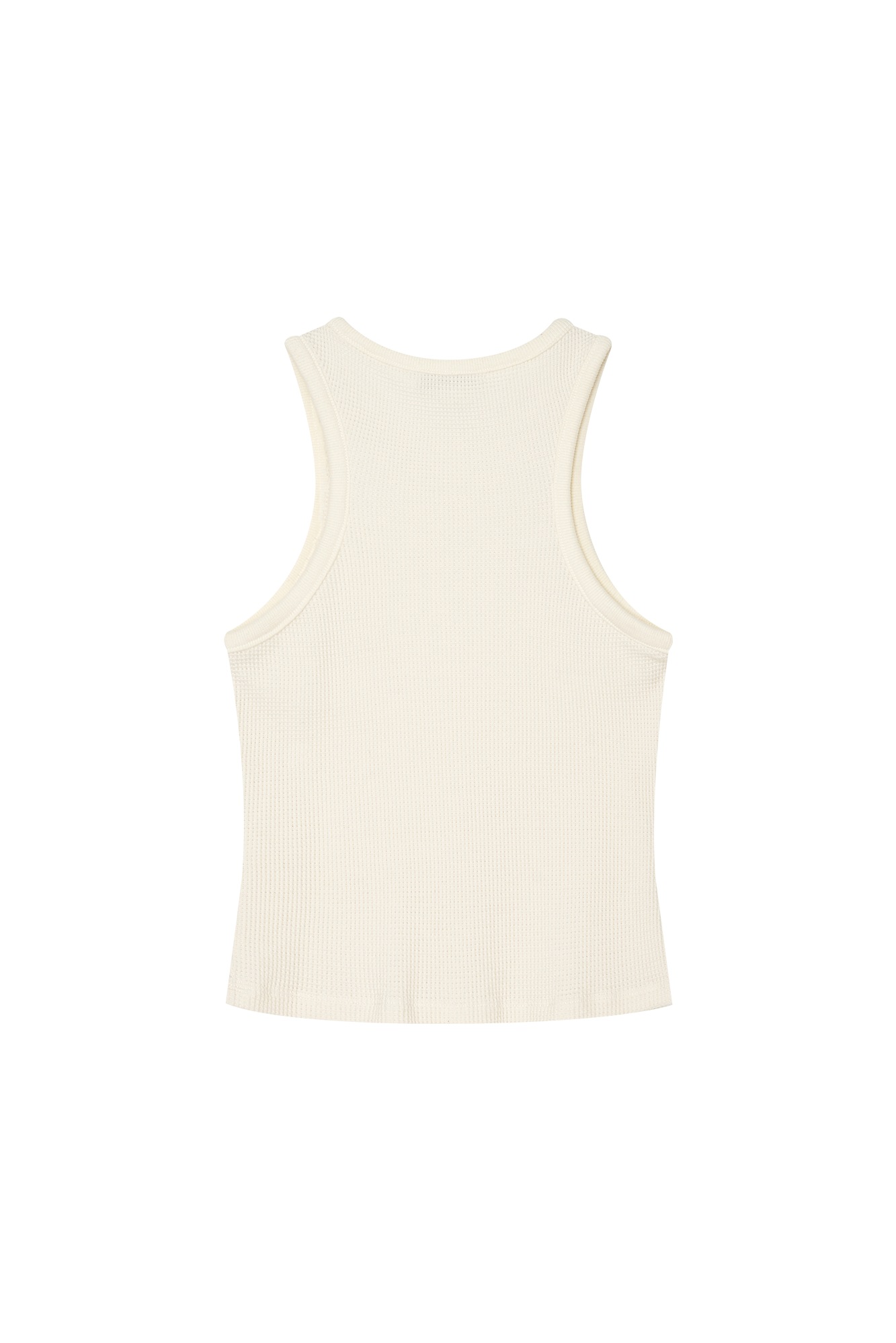 WAFFLE TANK TOP (IVORY)