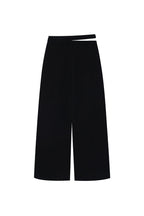 WAIST CUT-OUT PANTS (BLACK)