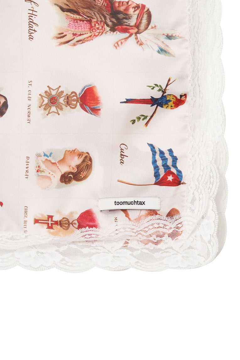 WESTERN ARCHIVE LACE LONG SCARF