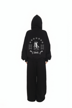 WESTERN STITCH ZIP-UP HOODIE (BLACK)