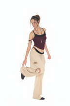 WESTERN WAFFLE PANTS (BEIGE)