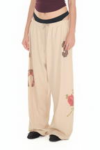 WESTERN WAFFLE PANTS (BEIGE)