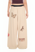 WESTERN WAFFLE PANTS (BEIGE)