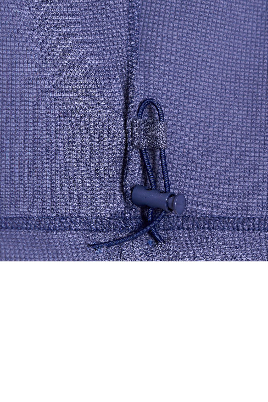 WOOD BEAD WAFFLE PANTS (BLUE)
