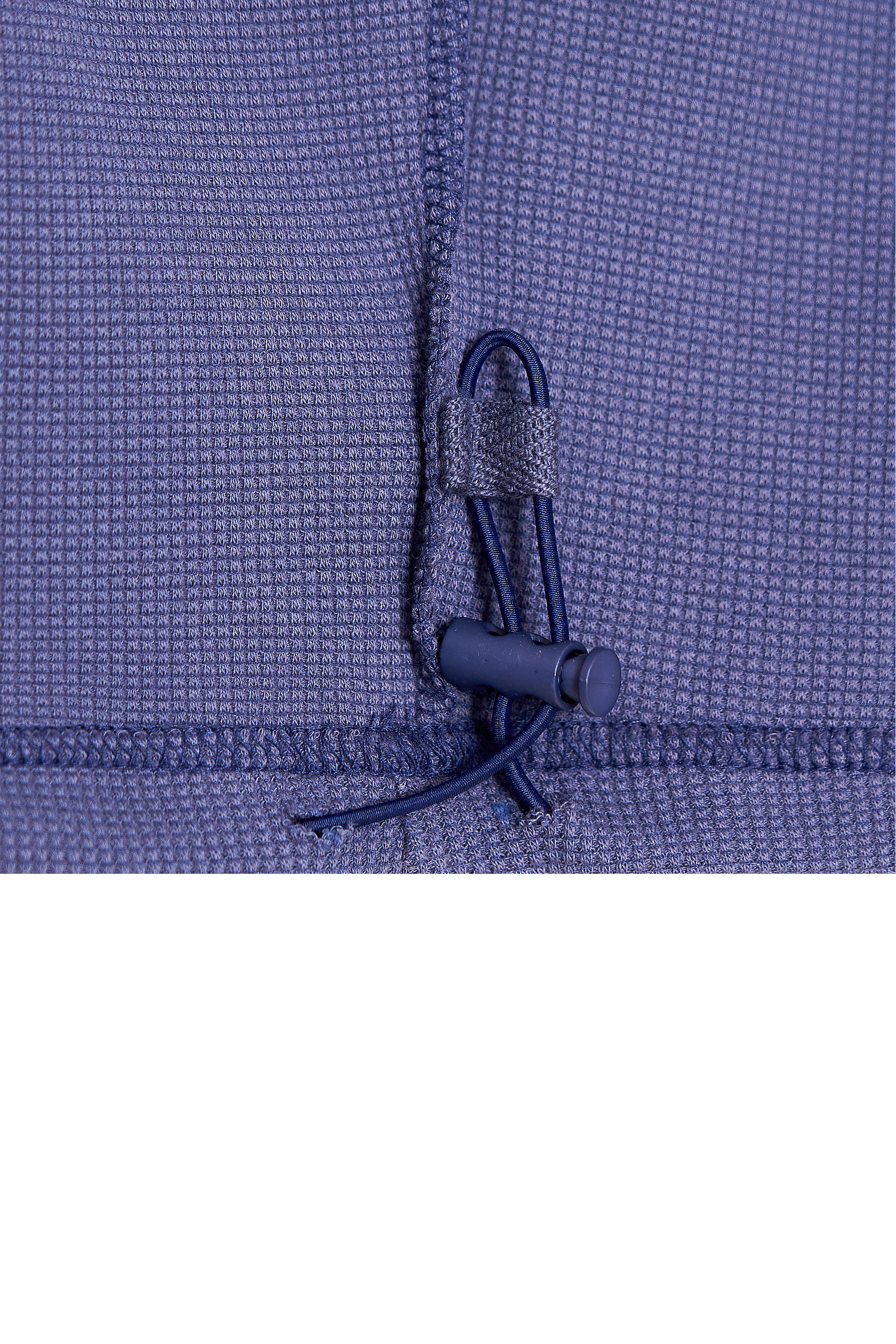 WOOD BEAD WAFFLE PANTS (BLUE)