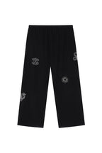 ZODIAC HOTFIX WAFFLE PANTS (BLACK)