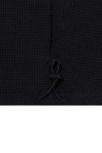 ZODIAC HOTFIX WAFFLE PANTS (BLACK)