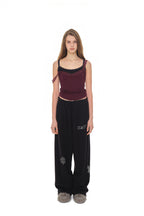 ZODIAC HOTFIX WAFFLE PANTS (BLACK)