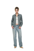 PLAID SLIM-FIT SHIRT (GREEN)