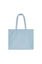 FAUX LEATHER 02 TOTE BAG (LIGHT BLUE)