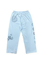 SUN DISC WAFFLE PANTS (LIGHT BLUE)