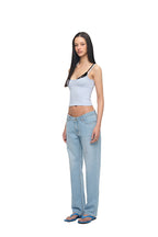 SLIM STRAIGHT-FIT JEANS (LIGHT BLUE)