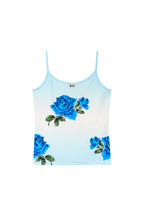 ROSE SLEEVELESS TOP (BLUE)