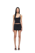 BRA-LAYERED SLEEVELESS TOP (LEOPARD/BLACK)