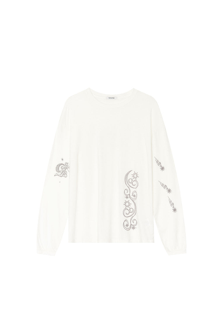 ZODIAC LONG SLEEVE T-SHIRT (WHITE)