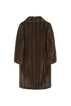 FAUX FUR LONG COAT (BROWN) - 10