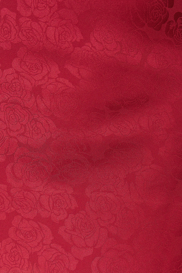 OPEN BACK MINI SLIP DRESS (RED)