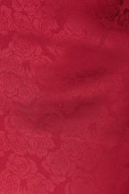 OPEN BACK MINI SLIP DRESS (RED)