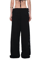 LEO WAFFLE PANTS (BLACK)