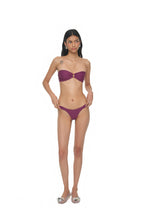 WOOD O-RING BIKINI (PURPLE)